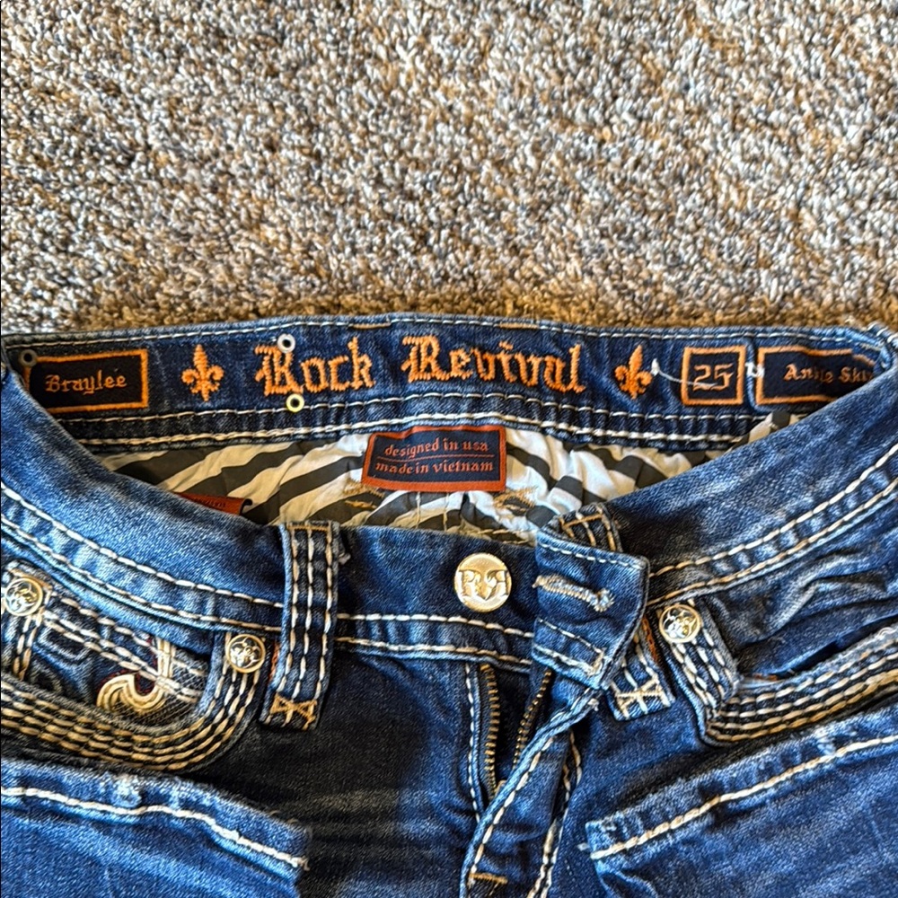 Rock Revival Ankle Skinny sz25 - Picture 3 of 3